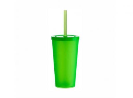 VASO TEEN CUP PP 400ML-VERDE FLUORESCENTE R: 01193302 NEOPLAS