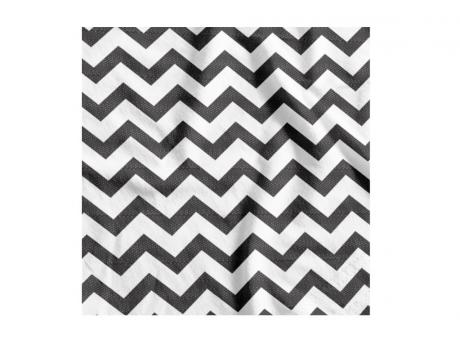 Imagen de TNT EST CHEVRON NEGROY BLANCO 1128A (1X1,40 METROS)