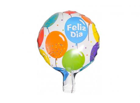 GLOBO \\\\"FELIZ DIA\\\\" (25CM) GLOBOS