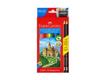 LAPICES DE COLORES FABER 12 .0112-2G