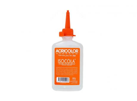 Imagen de PEGAMENTO TRANSP. ISOCOLA ACRICOLOR 80G