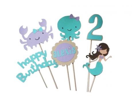 Imagen de PERSONALIZADO- TOPPER PARA TORTA PIEZAS