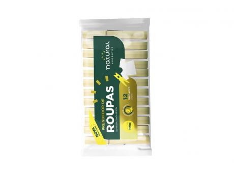 PINZA DE ROPA MADERA NATURAL C12