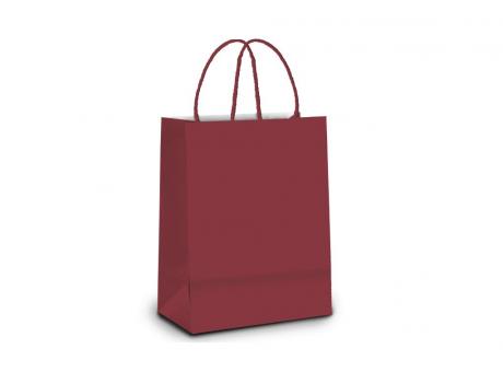 Imagen de BOLSA PAPEL GRD LISO BORDO COLOMBIA 32X26,5X13