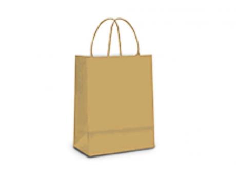 Imagen de BOLSA PAPEL GRD LISO CARAMELO 32X26,5X13