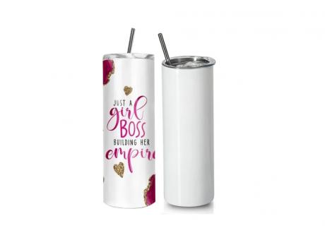 PERSONALIZADOS- SUBLIMACION VASO INOX C/ PAJITA 20 OZ