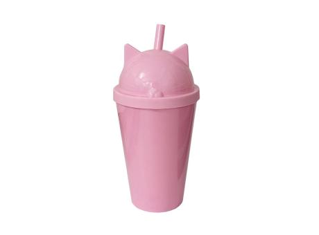 VASO HAPPY ANIMALES PS 350ML GATO-ROSA BEBE R: 01103923 NEOPLAS