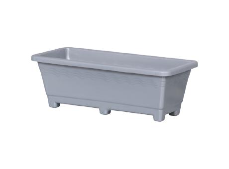PLANTERA RECT. GRANDE GRIS L 9,5 L R. 465 PLASNEW