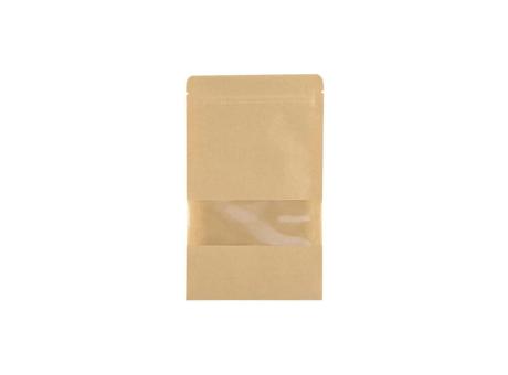 BOLSA DE PAPEL KRAFT CON VISOR, 20*30+5CM, 25 PIEZAS POR PAQUETE S0052
