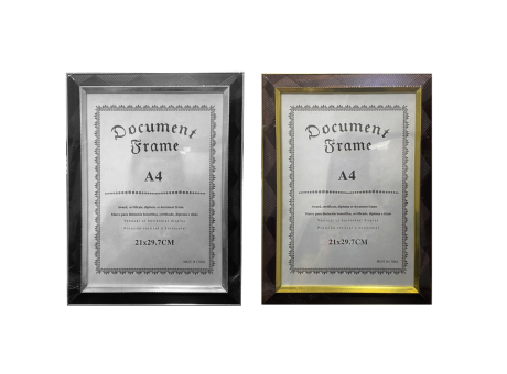 Imagen de CUADRO PORTA CERTIFICADO, MEDIDA A4, COLORES SURTIDO S0109