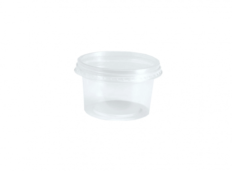 POTES CON TAPAS PLASTICOS 25X200 ML TRANSP. ASIPLAST (30TIRASXCJ)