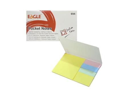 Imagen de NOTA ADHESIVO AMARILLO EAGLE POCKET 694