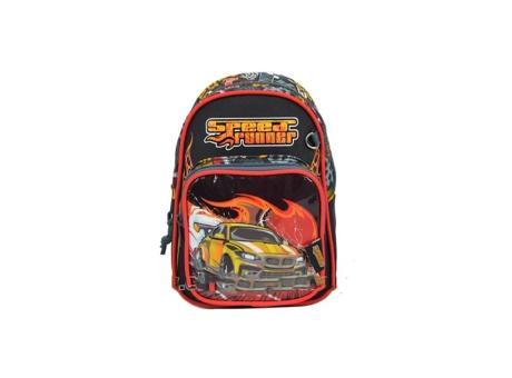 MOCHILA PQ DISE O AUTOS SPEED RUNNER 25X17CM Sansei