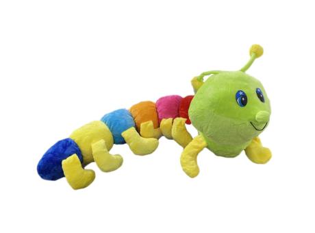 Imagen de PELUCHE GUSANO COLORIDO 70CM