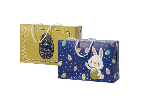 CAJA BAUL PASCUA MD 3769 01 FELIZ PASCUA AMARILLO/AZUL 3769
