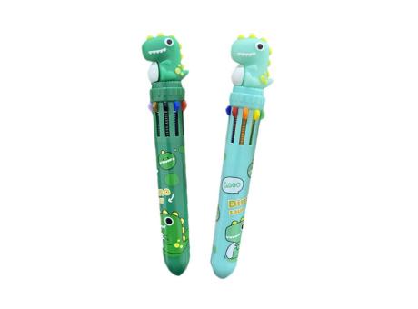 BOLIGRAFO DINOSAURIO (0.7MM/10 COLORES)
