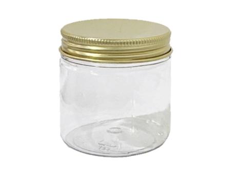 POTECITO PLASTICO 10P (6X5.5) C/ TAPA DORADO