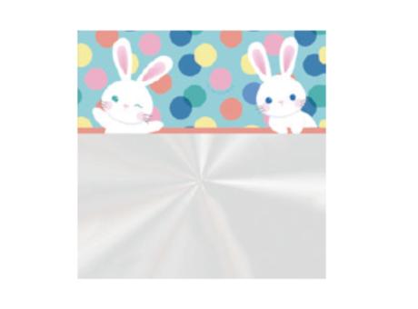 BOLSA CANASTA 52X70 PASCUA CONEJITOS C25