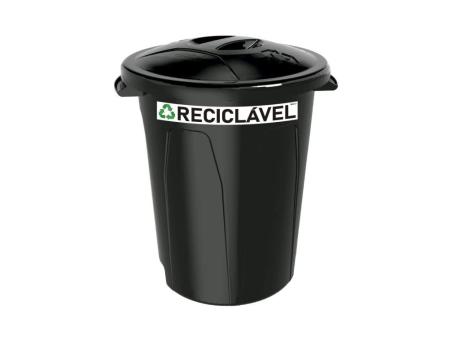 Imagen de BASURERO RECOGIDA SELECTIVA NEGRA PARA PRODUCTOS RECICLABLES R: 299 NITRON