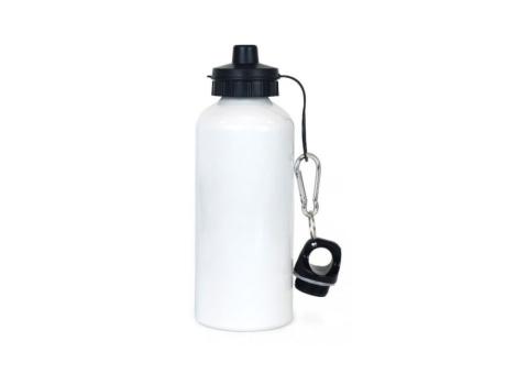 BOTELLA DOBLE TAPA 600 ML BLANCO