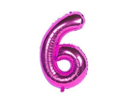GLOBO INFLABLE 16' N.6 ROSA