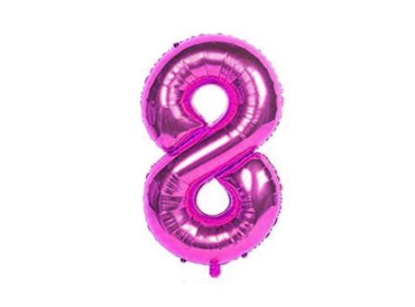 GLOBO INFLABLE 16' N.8 ROSA