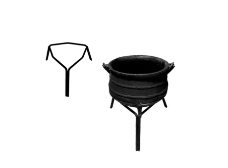 Imagen miniatura de TRIPODE DE OLLA BAJO - NEWEN