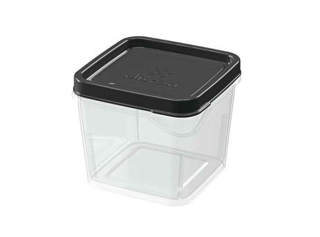 Imagen de RECIPIENTE CUADRADO MODULAR P 450ML NEGRO R: 320.012.003 NITRON