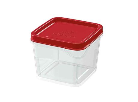 RECIPIENTE CUADRADO MODULAR P 450ML ROJO R: 320.012.010 NITRON XX