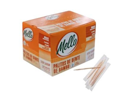 Imagen de MLL PALITO BAMBU SIN SABOR 2000 UNIDADES MELLO R: 510001 MELLO