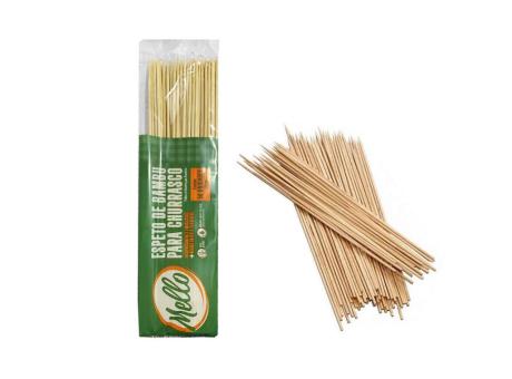 MLL PALITO BAMBU CHURRASCO 30 CM X 3,5MM 50 UNIDADES - CAJA CON 100 PAQUETES R: 515001 MELLO