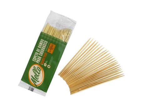 Imagen miniatura de MLL PALITO BAMBU CHURRASCO 18 CM X 3,5MM 50 UNIDADES - CAJA CON 90 PAQUETES R: 515005 MELLO