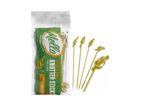 Imagen de MLL PALITO KNOTTED STICKS 15 CM 50 UNIDADES - CAJA 15 PAQUETES R: 530004 MELLO