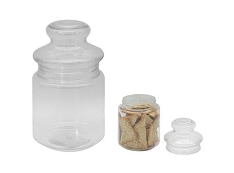 POTE PLASTICO (500ML) TRANSP.