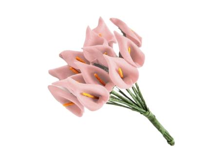 Imagen de FLOR ARTIFICIAL 12P (2.5CM) ROSADO CLARO