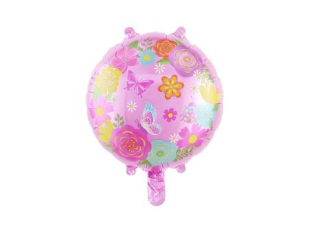 Imagen miniatura de GLOBO CIRCULAR MARIPOSA (43CM) ROSADO