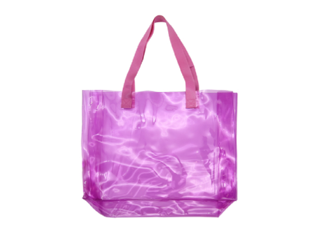 Imagen miniatura de BOLSO PLASTICO (30X40X10) TRANSP./ROSADO