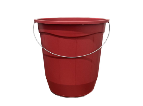 Imagen de BALDE PLAST. 18 LTS REF. 408 ROJO BELMOUNT