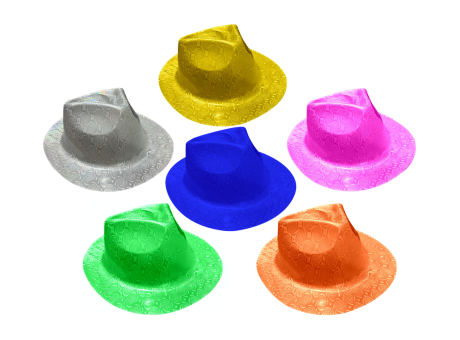 Imagen miniatura de SOMBRERO PLAST. COWBOY COLORES VARIOS A1188
