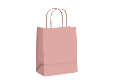 Imagen miniatura de BOLSA PAPEL MD LISO ROSE GOLD 26X19,5X9,5