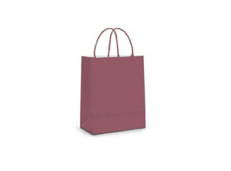 Imagen de BOLSA PAPEL PQ LISA MARSALA 21,5X15X8