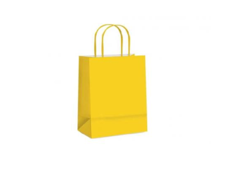 BOLSA PAPEL GRD LISO AMARILLO 32X26,5X13