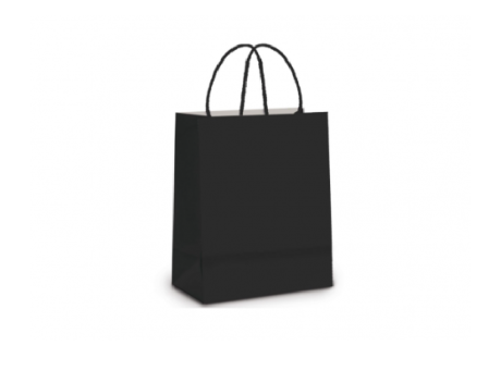 Imagen de BOLSA PAPEL GRD LISO NEGRO 32X26,5X13