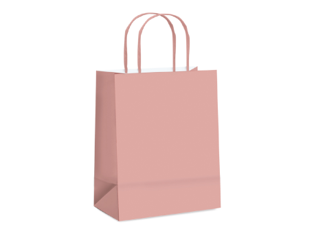 BOLSA PAPEL GRD LISO ROSE GOLD 32X26,5X13