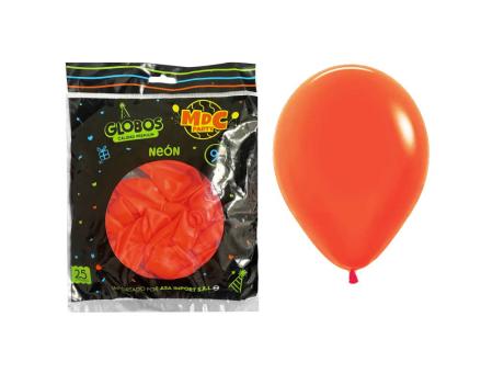 GLOBOS MDC NEON NARANJA 9\" A1150 X25