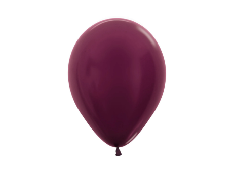 Imagen de GLOBOS MDC RETRO 9\" VINO CM03624 X50