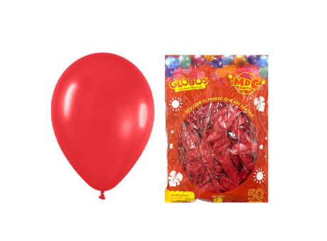 GLOBOS MDC ROJO 7\\" CM02460 X50 300CX