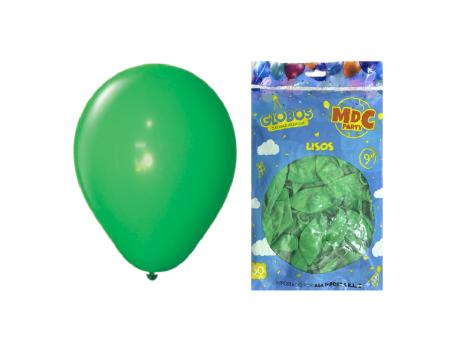 GLOBOS MDC VERDE 9\\" CM02457 X50 300CX