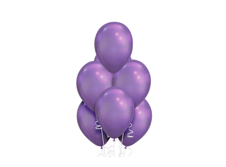 GLOBOS CROMADOS LILA 12\" A1153 X50