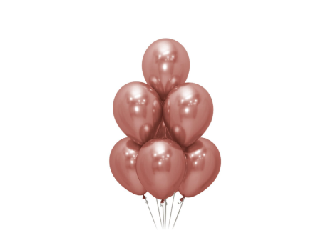 Imagen de GLOBOS CROMADOS ROSA 12\" A1153 X50